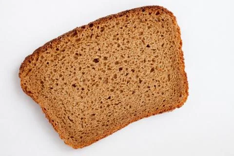 Piece of black bread Stock-Fotos