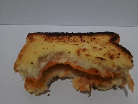 A piece of bread 스톡 사진