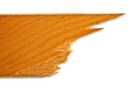 Piece of broken planks Foto stock