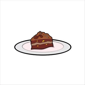 Piece of cake design Illustrazione stock