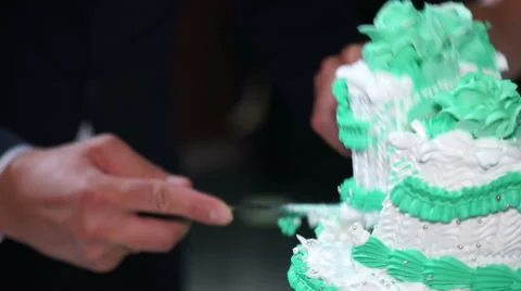 Piece of cake Video stock 55301807