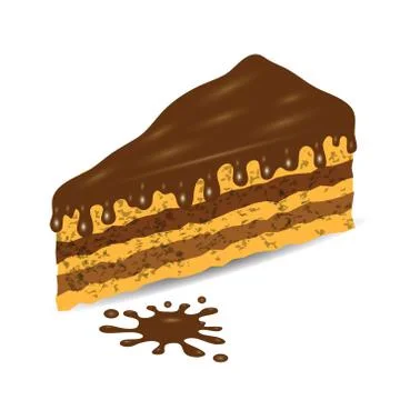 Piece of cake Illustrazione stock