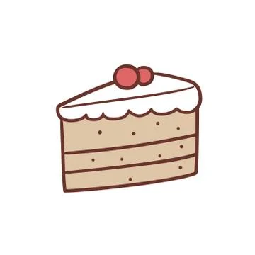 Piece of cake Stock-Illustration