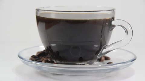 A piece of cake on a plate Stock Footage 130396486