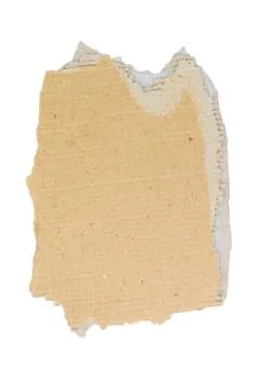 A piece of cardboard. Stock Photos