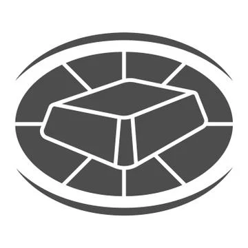 Piece of chocolate solid icon, Chocolate festival concept, Sweet cocoa candy Stock Illustration