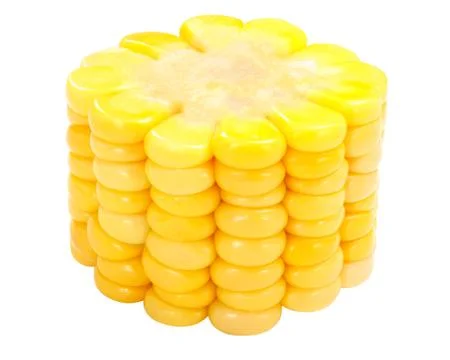 Piece of corn cob, paths Foto stock