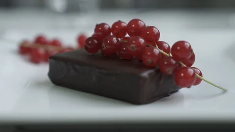 A piece of currant cake Stock Footage 98786075