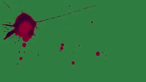Piece Dynamic With Paint Isolated Green Screen Stock Video Stock Footage 338018080