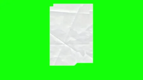 Piece Dynamic with Paper - Chroma Key Green Screen Footage Video stock 346206709
