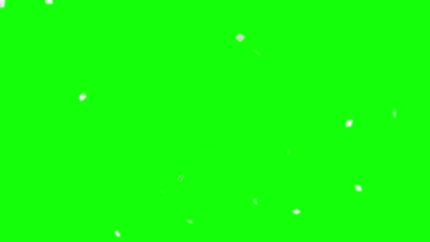 Piece Falling on Green Screen Chroma Key Background Stock Footage 346201852