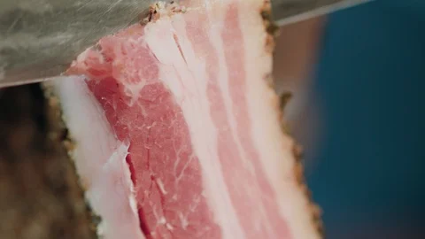 A piece of fat Stock Footage 89968532