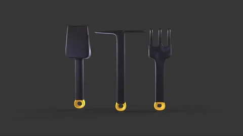 Piece garden set rotating loop 스톡 동영상 173228201