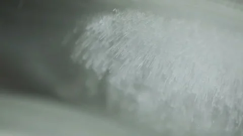 Piece of ice. Pattern inside the ice Stock Footage 199486818