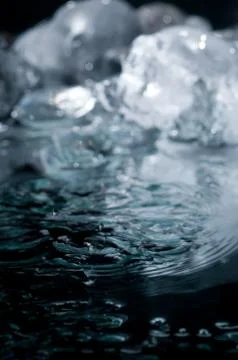 Piece of ice Stock Photos