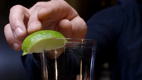 Piece of lime Stock-Footage 129084254