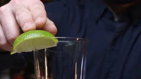 Piece of lime Stock-Footage 129084295
