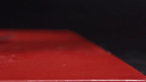 Piece of meat being thrown on a cutting board Video stock 128822139