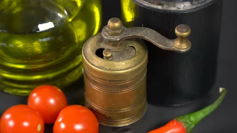 A piece of meat on a cutting board Stock Footage 103345274