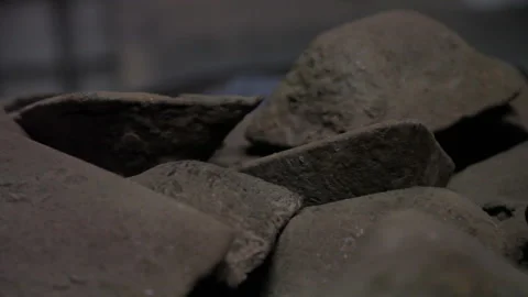 Piece of metal with rust Stock Footage 231497058