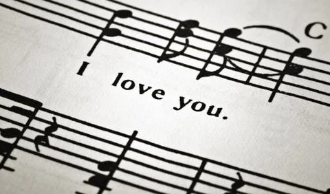 Piece of musical notes Stock Photos