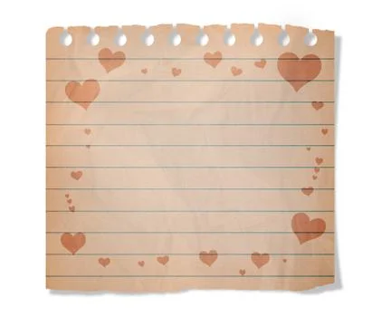 Piece of old  paper Stock Photos