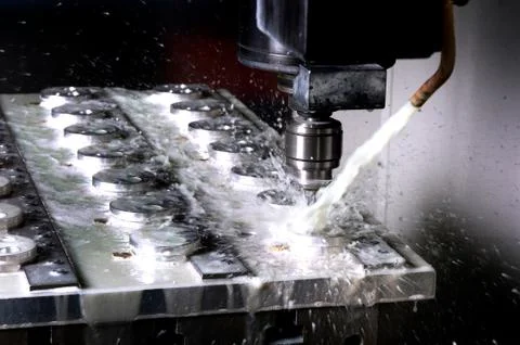 Piece of operating machinery Foto stock
