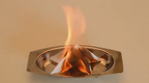 Piece of Paper on Fire Vídeo Stock 39970864
