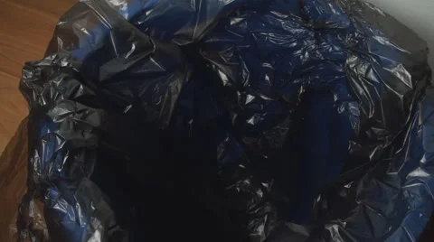 Piece Of Paper Thrown In A Trash Bin, Indoor, Eco, Office, Medium Close Up Shot Stock Footage 41748771
