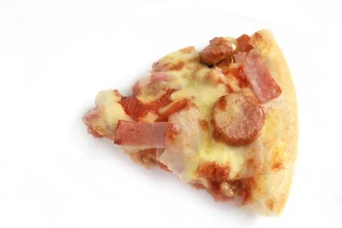 A piece of pizza Foto stock