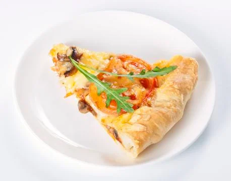 Piece of pizza Stock Photos
