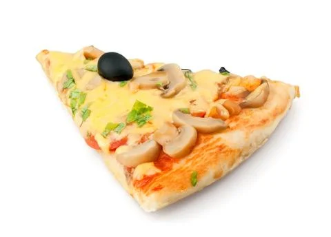 Piece of pizza Stock Photos