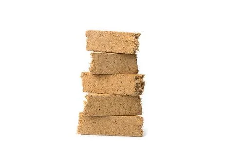 Piece of Plain Particle Board stack on each other Stock Photos