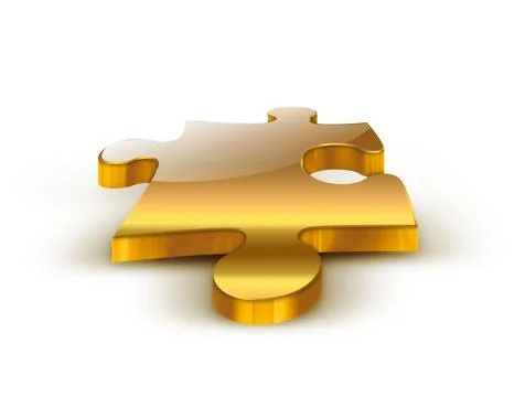 A piece of the puzzle Stock Illustration