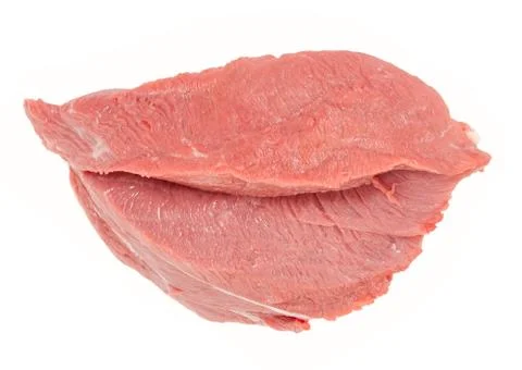 Piece of raw beef Stock Photos