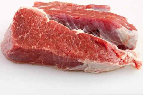 A piece of raw beef Foto stock