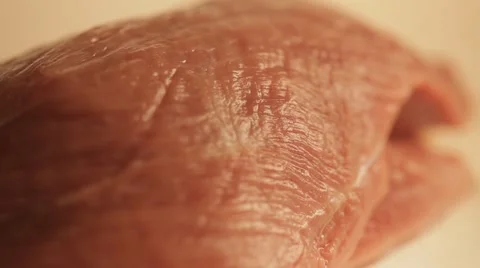 Piece of raw meat Video stock 22244386