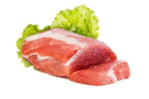 Piece of raw meat Stock Photos