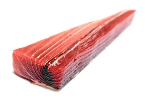 A piece of raw tuna Stock-Fotos