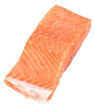Piece of red fish Stock Photos