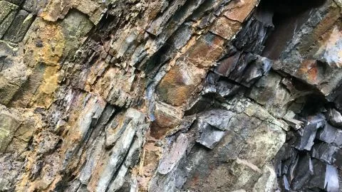Piece of rock for background Stock Photos