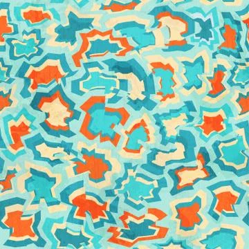 Piece seamless pattern with grunge effect Illustrazione stock