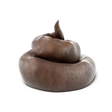 Piece of shit 库存插图