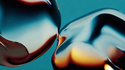 This piece showcases Glossy Fluid Dynamics Abstract Art, expressed in vibrant Stock Footage 294721232