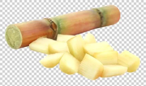 Piece of sugarcane Stock Photos