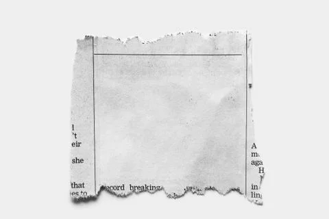 Piece of torn paper on plain background 库存照片