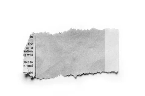 Piece of torn paper on plain background Stock Photos