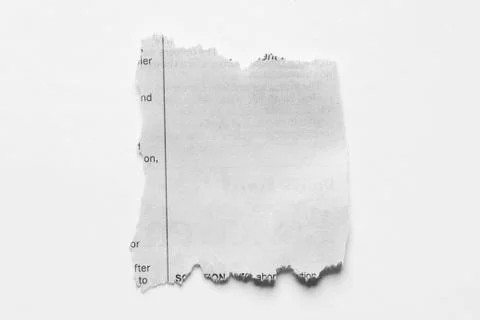 Piece of torn paper on plain background Stock Photos
