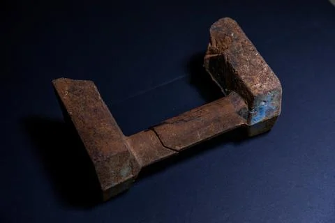 A,Piece,Of,A,Broken,Iron,Handle Stock Photos