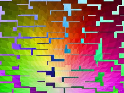 Pieces of back Illustrazione stock